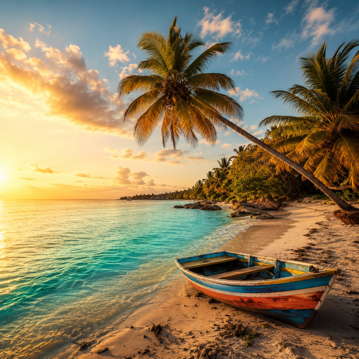 Caribbean coastline